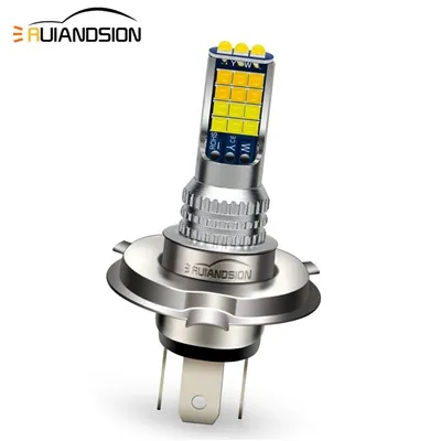 Ruiandsion Lampu Kabus Led H4 Berkualiti Tinggi Untuk Sampel Bebas Lori 12V Putih